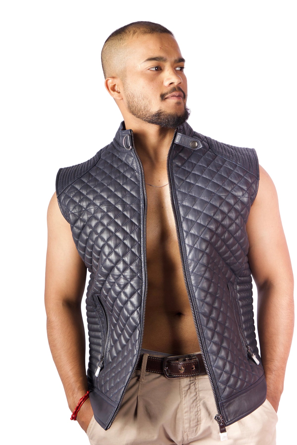 ROMAZZ Vanguard Quilted Leather Vest